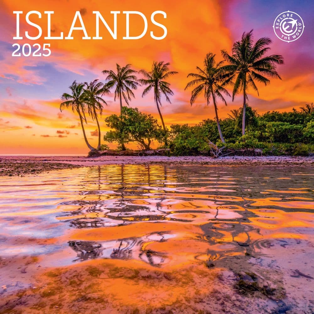 Islands 2025 Mini Wall Calendar_Main Image