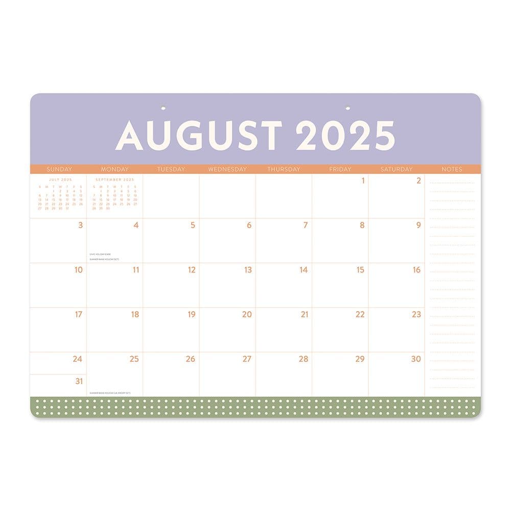 Color Block Decorative 2026 Desk Pad Main Image