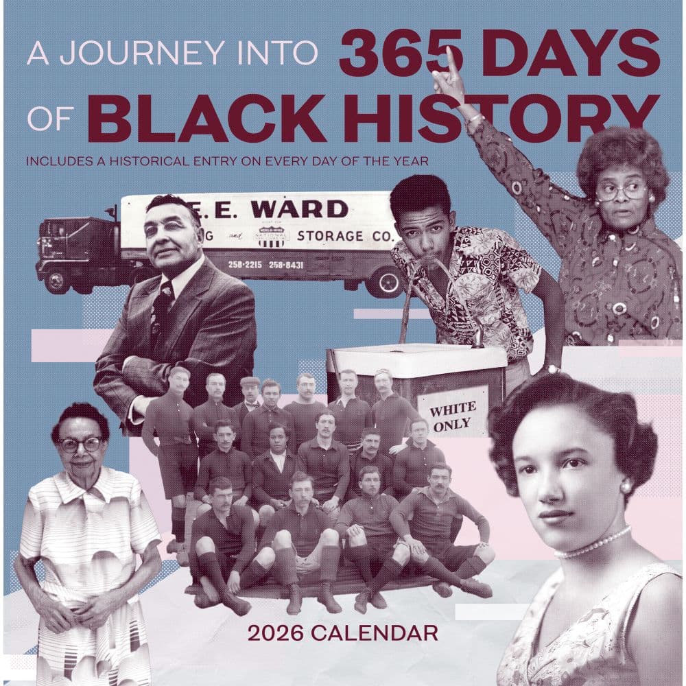 365 Days of Black History 2026 Wall Calendar Main Image