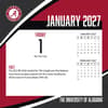 image Alabama Crimson Tide 2027 Desk Calendar Second Alternate Image