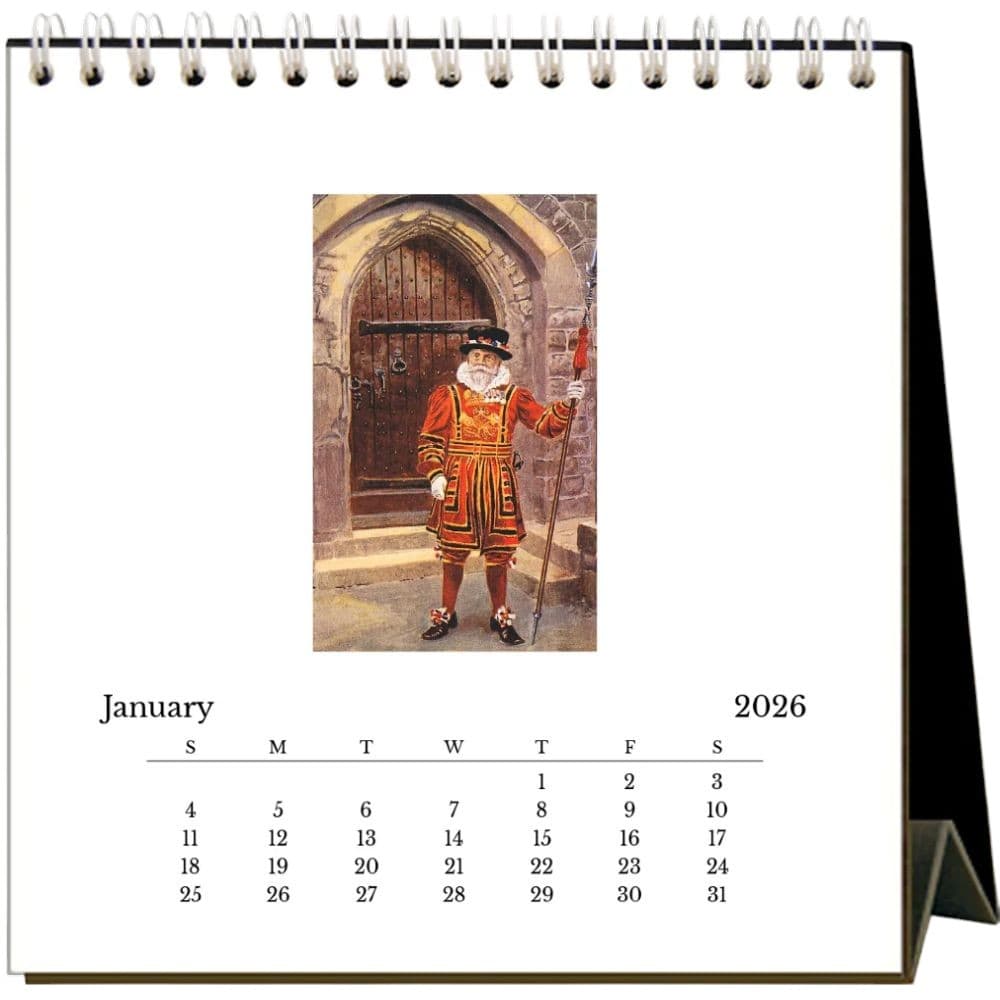 London Nostalgic 2026 Easel Desk Calendar Second Alternate Image