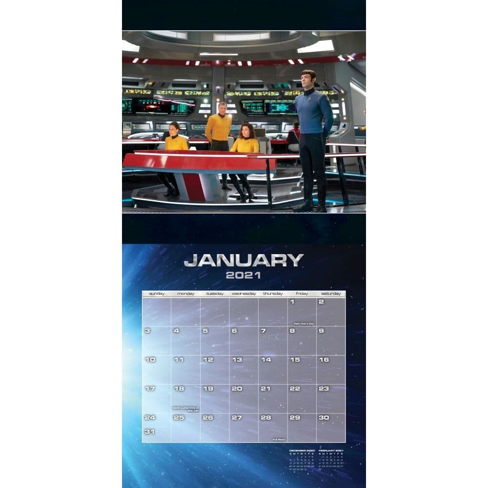 Star Trek Discovery Wall Calendar