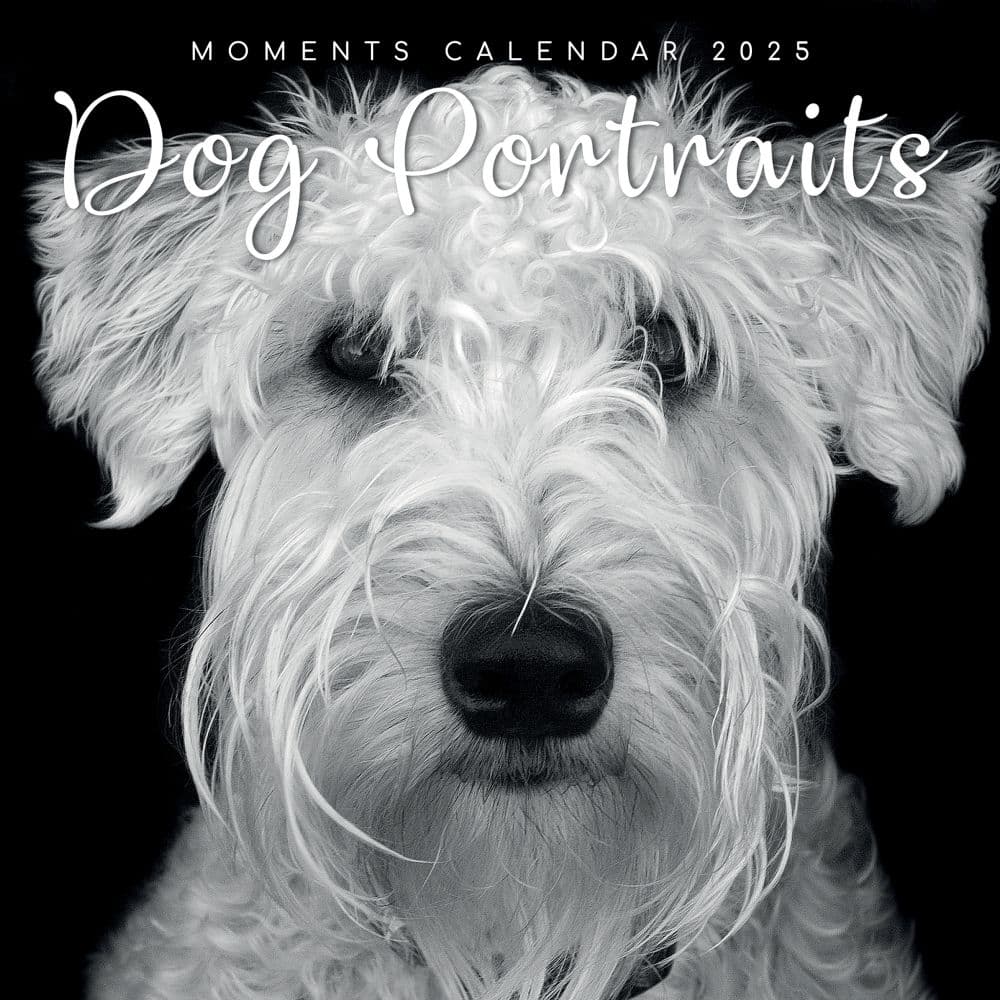 Dog Portraits 2025 Wall Calendar