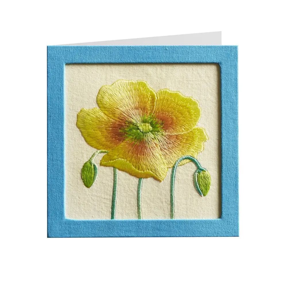 Yellow Embroidered Flower Get Well Card Sixth Alternate Image width=&quot;1000&quot; height=&quot;1000&quot;
