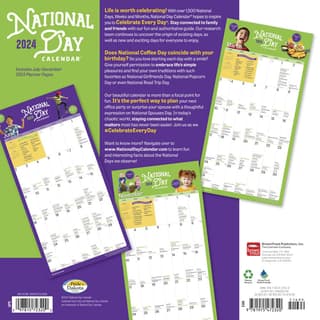 National Day 2024 Wall Calendar - Calendars.com