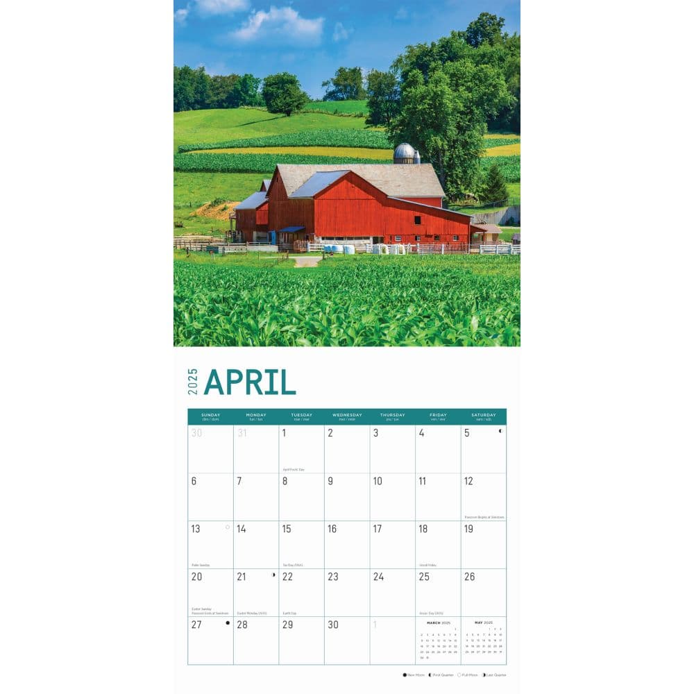 Farms 2025 Wall Calendar Second Alternate Image width="1000" height="1000"