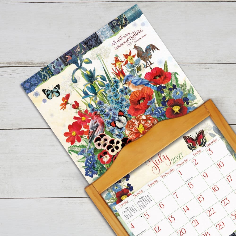 Garden Botanicals 2027 Wall Calendar by Barbara Anderson Fifth Alternate Image