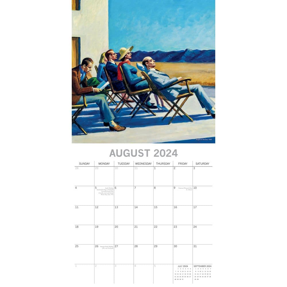 Edward Hopper 2024 Wall Calendar - Calendars.com