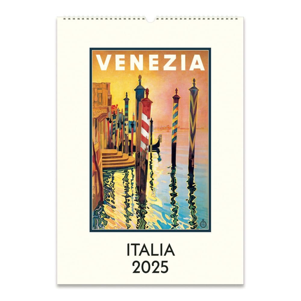 Italia Art Poster 2025 Wall Calendar Main Image