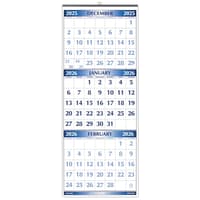 image Three Month 2026 Wall Calendar Main Product Image