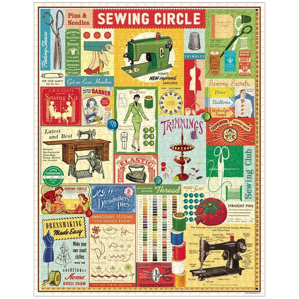 Sewing 1000 Piece Puzzle Alternate Image 1