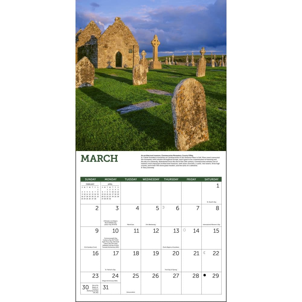 Irish Country 2025 Wall Calendar