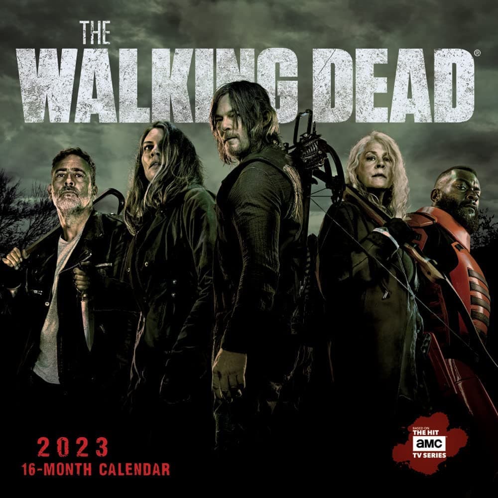The Walking Dead TV Series 12 Month 2019 Wall Calendar NEW SEALED 