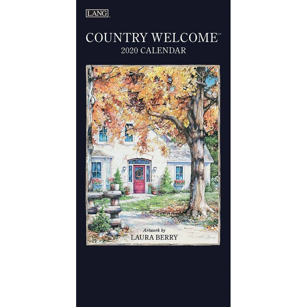 Country Vertical Wall Calendar by Laura Berry