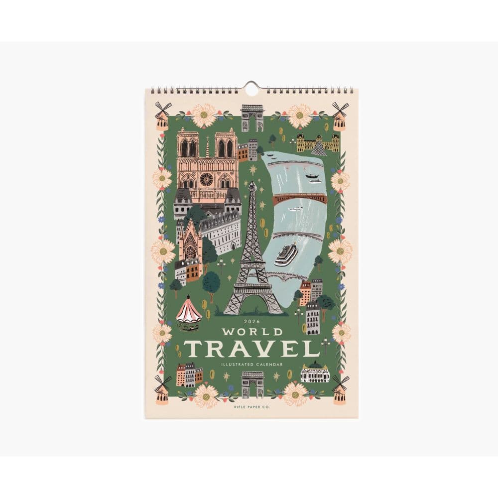 World Travel 2026 Wall Calendar Main Product Image