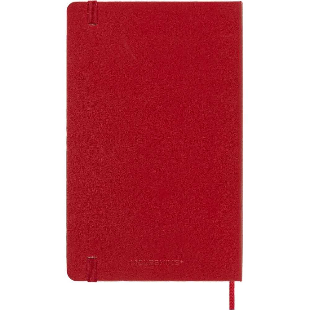 Moleskine Large Red Daily Hard Cover 2025 Planner Second Alternate Image