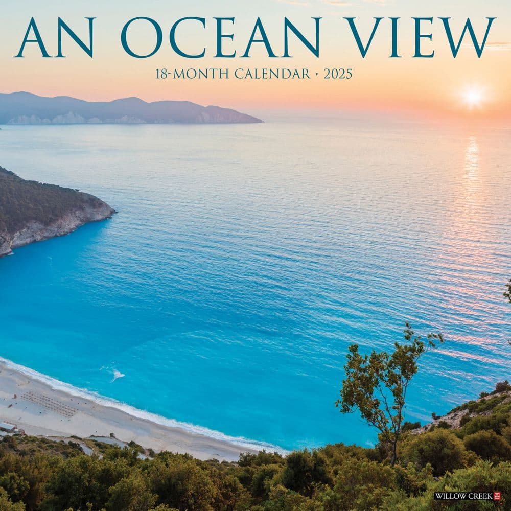 Ocean View 2025 Wall Calendar - Calendars.com