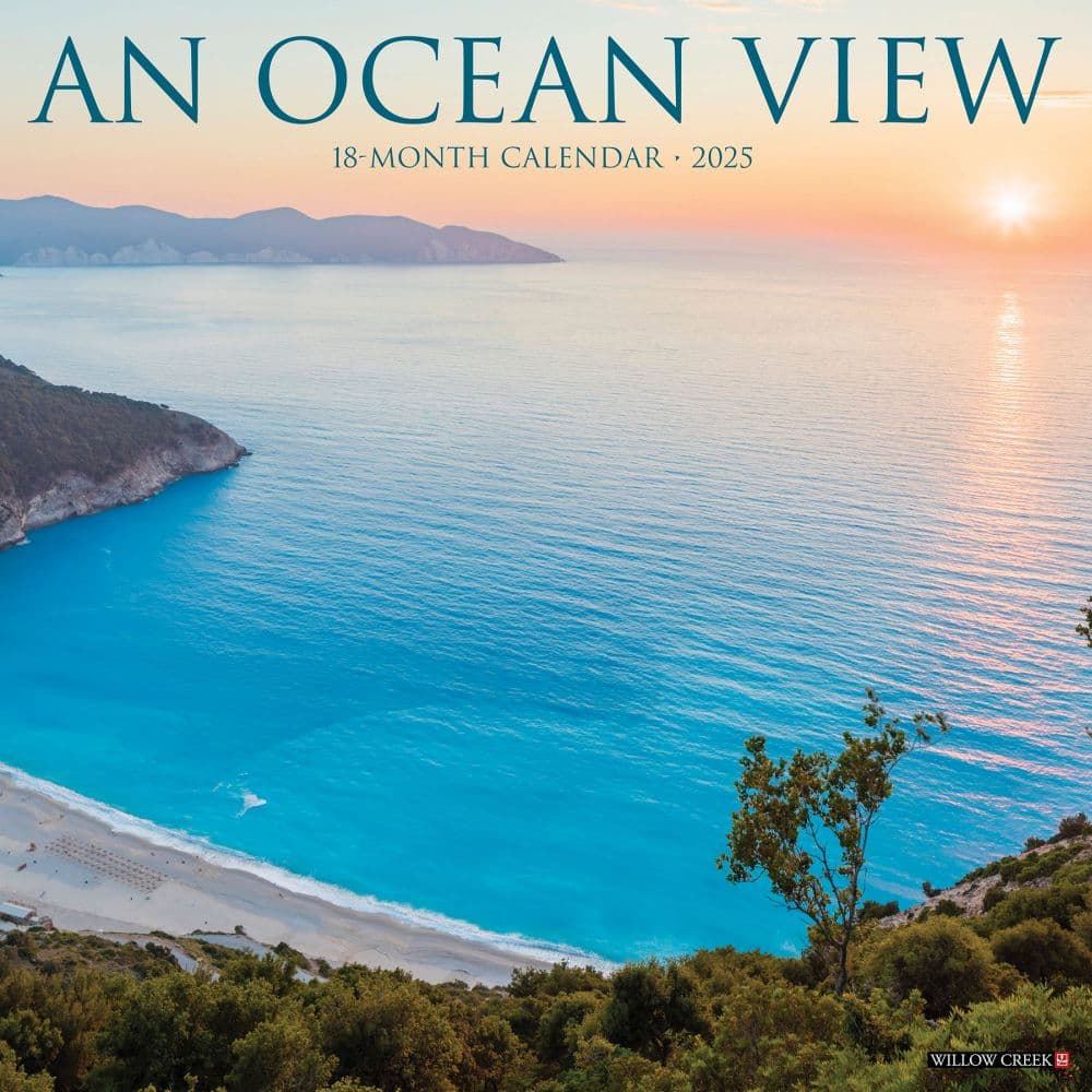 Ocean View 2025 Wall Calendar Main Image