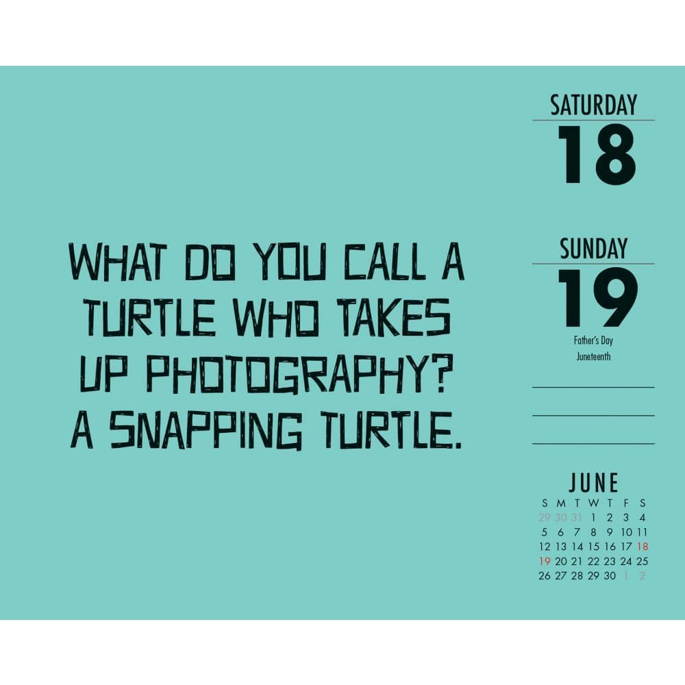 Bad Dad Jokes 2022 Desk Calendar - Calendars.com