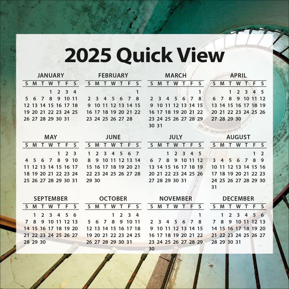 Lighthouses 2025 Desk Calendar Third Alternate Image