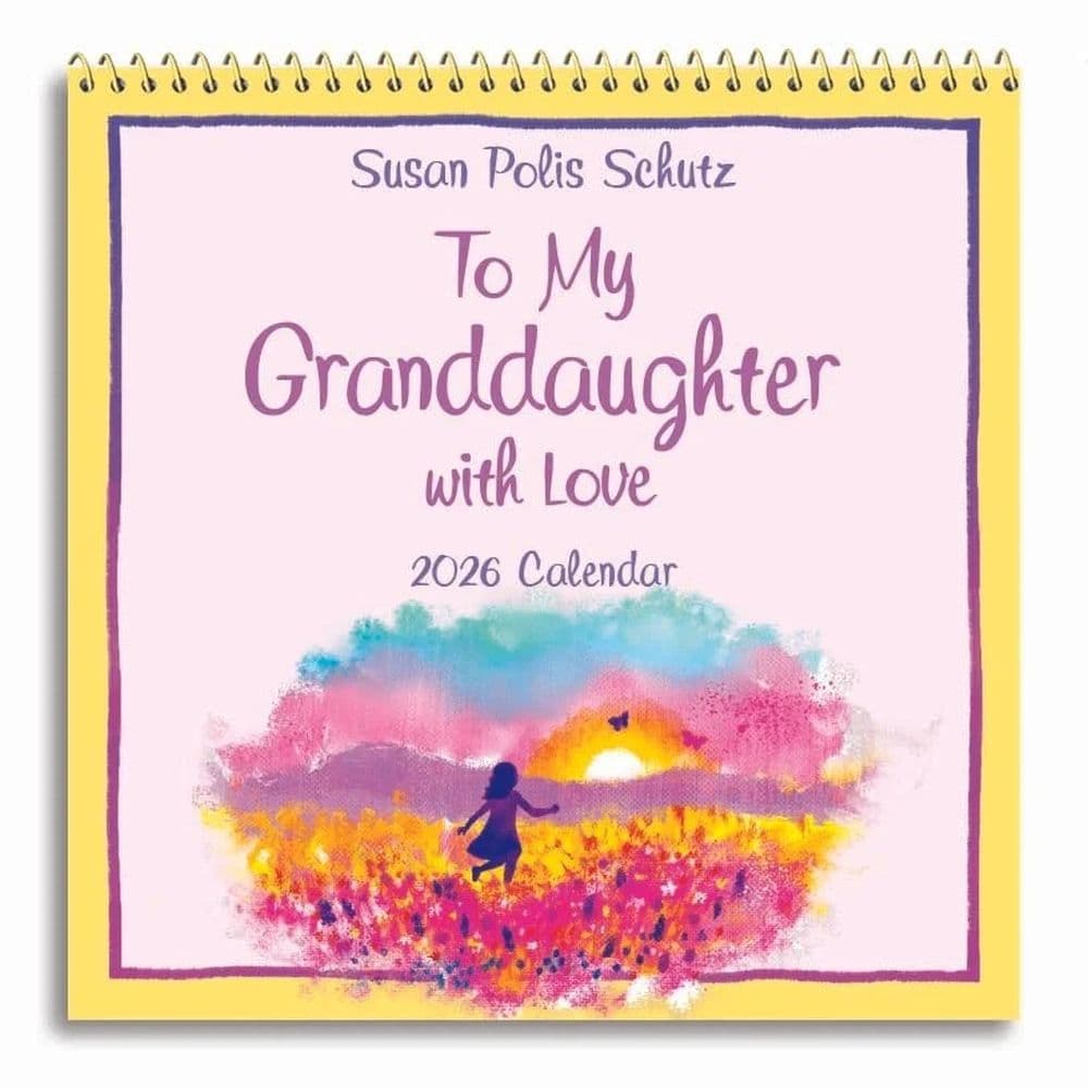 image To My Granddaughter with Love 2026 Mini Wall Calendar Main Product Image