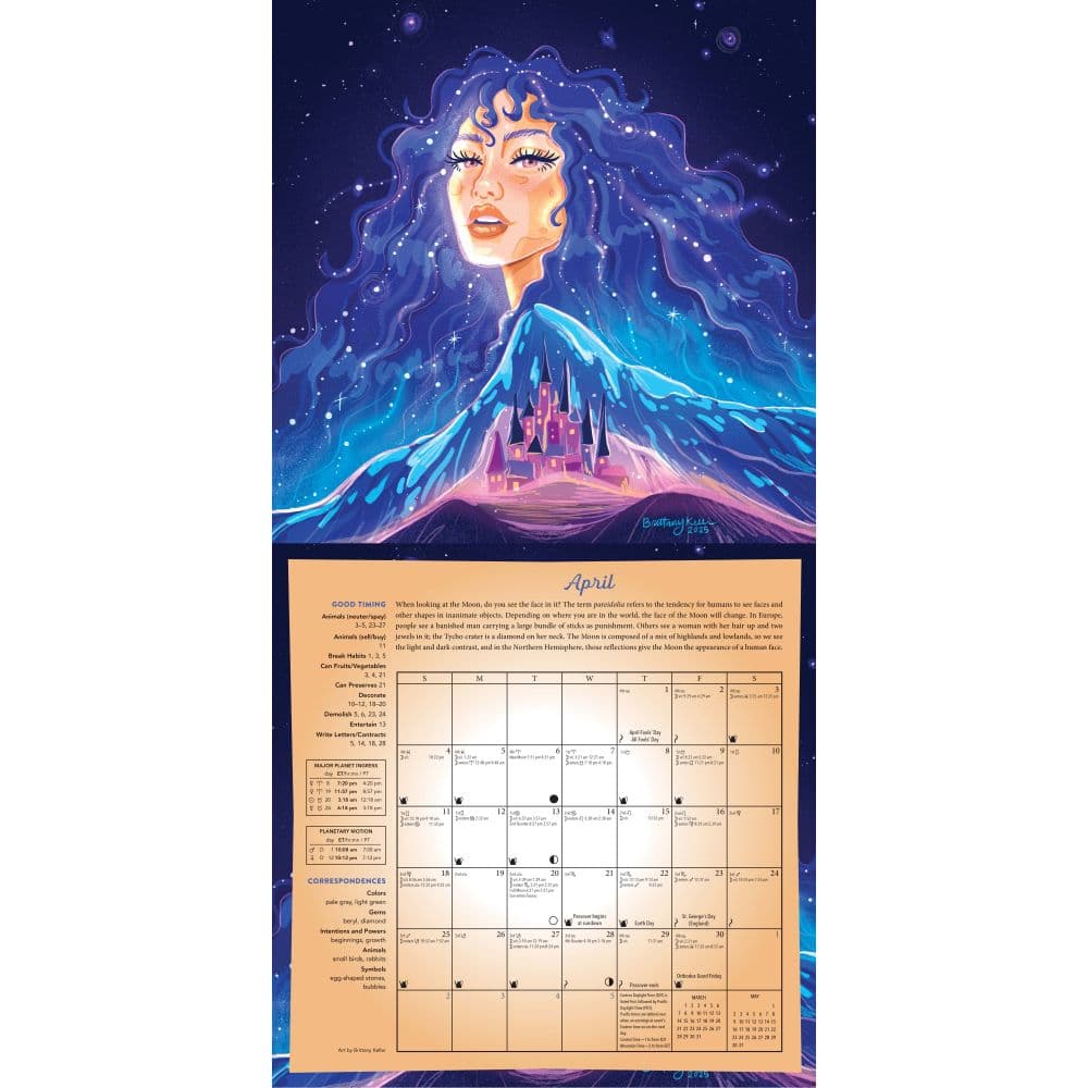 Magical Moon 2027 Wall Calendar Fourth Alternate Image