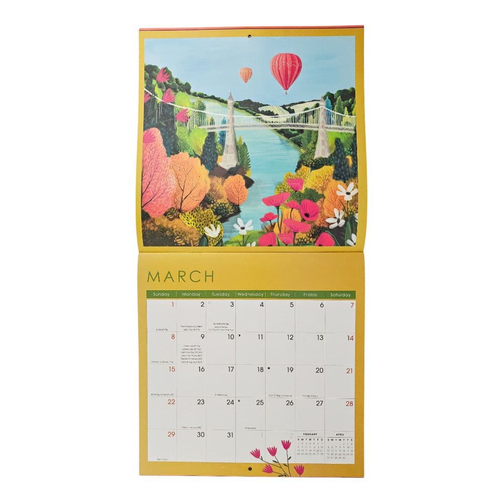 Beautiful Bright Places 2026 Wall Calendar Fifth Alternate Image