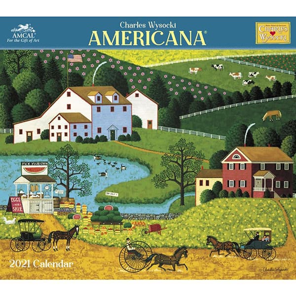 Charles Wysocki 2025 Americana Calendar - Starr Emmaline