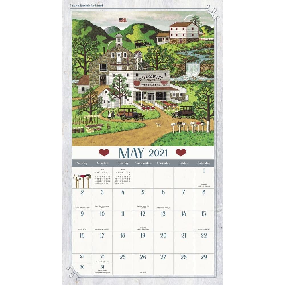 Wysocki Americana Wall Calendar Calendars