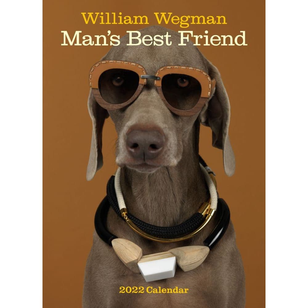 William Wegman Mans Best Friend 2022 Wall Calendar