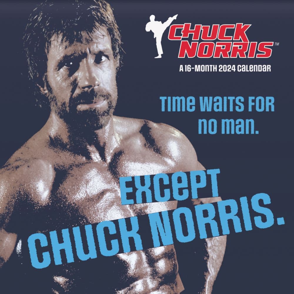 Chuck Norris 2024 Wall Calendar Main Image