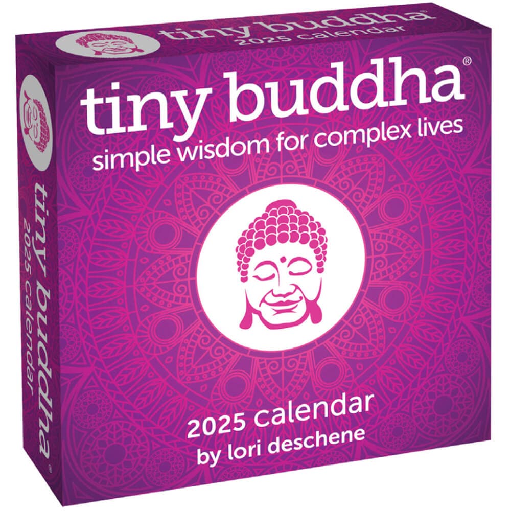 Tiny Buddha 2025 Desk Calendar