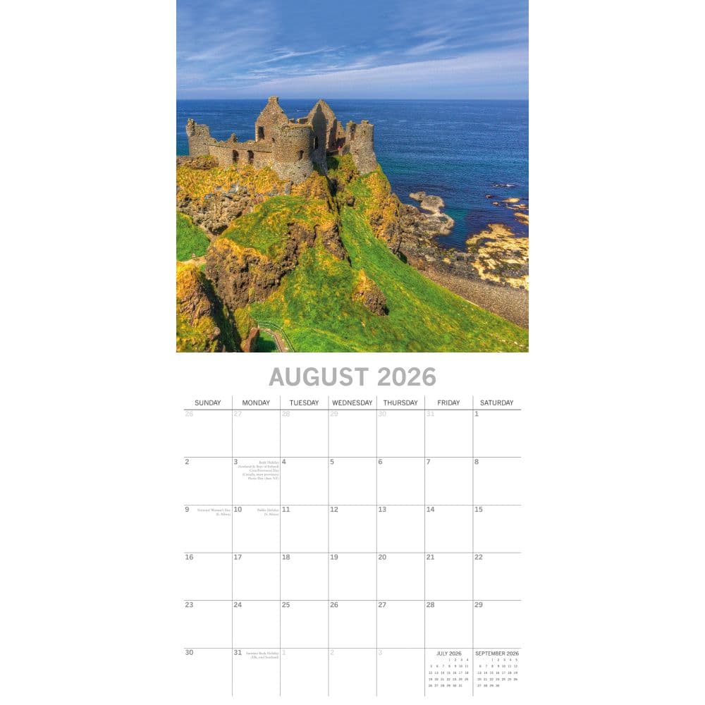 Northern Ireland 2026 Wall Calendar Third Alternate Image