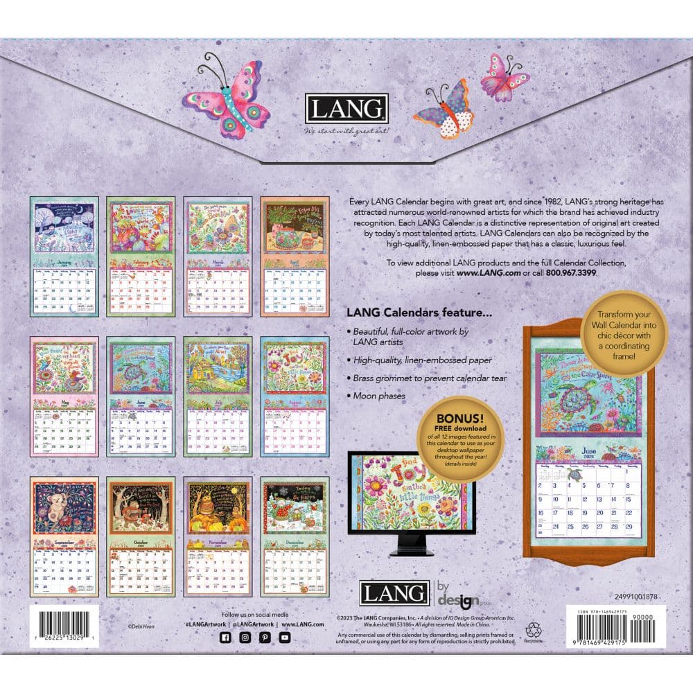 Simple Inspirations 2025 Wall Calendar