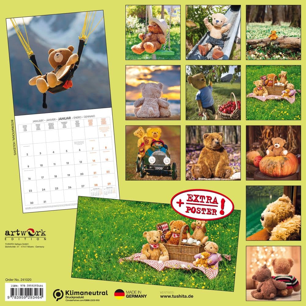 Teddys World 2024 Wall Calendar First Alternate Image width=&quot;1000&quot; height=&quot;1000&quot;