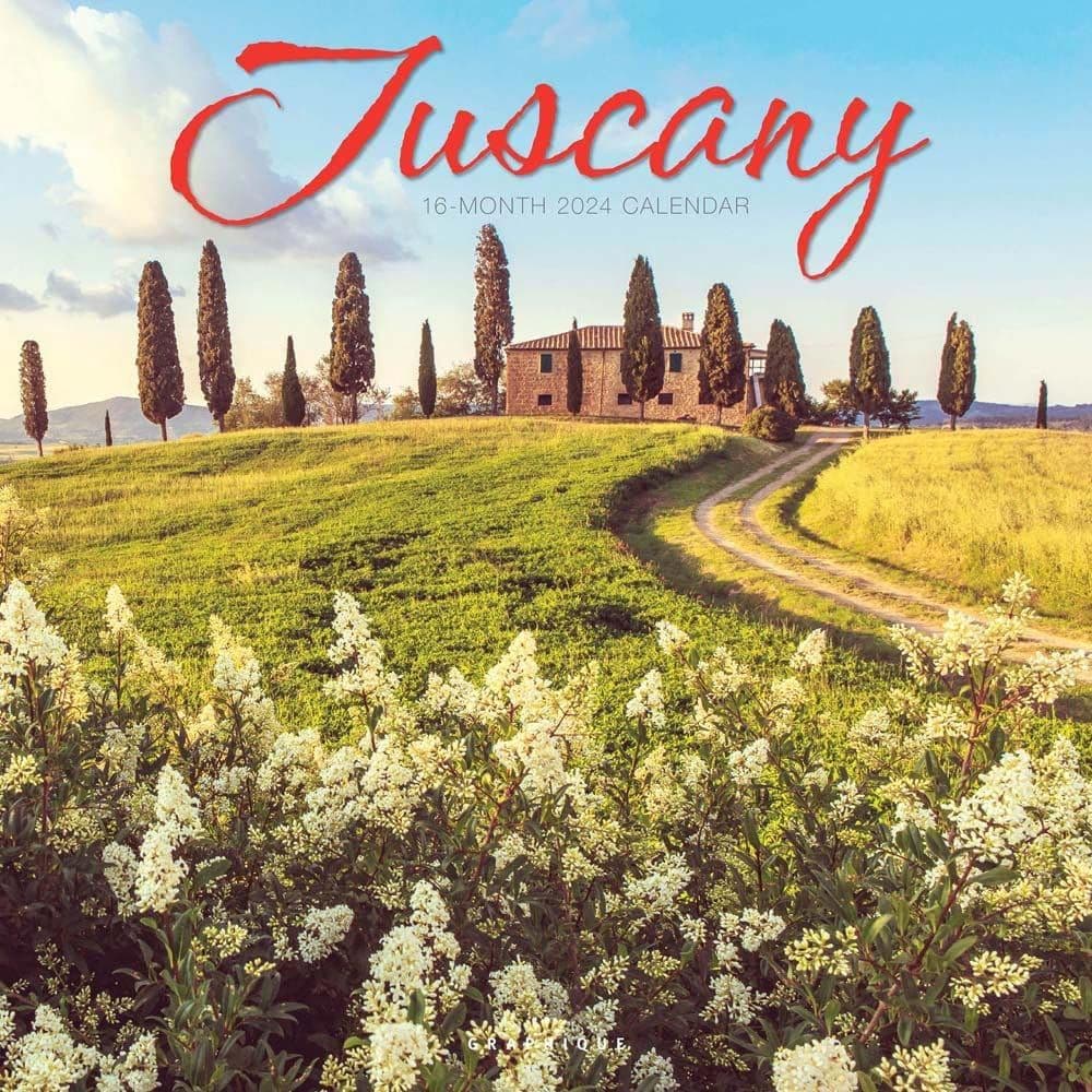 Tuscany 2025 Wall Calendar