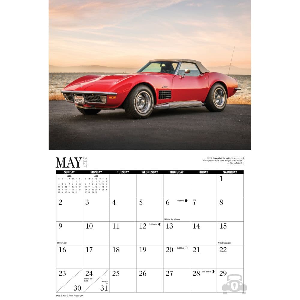 Classic Cars 2027 Wall Calendar Second Alternate Image