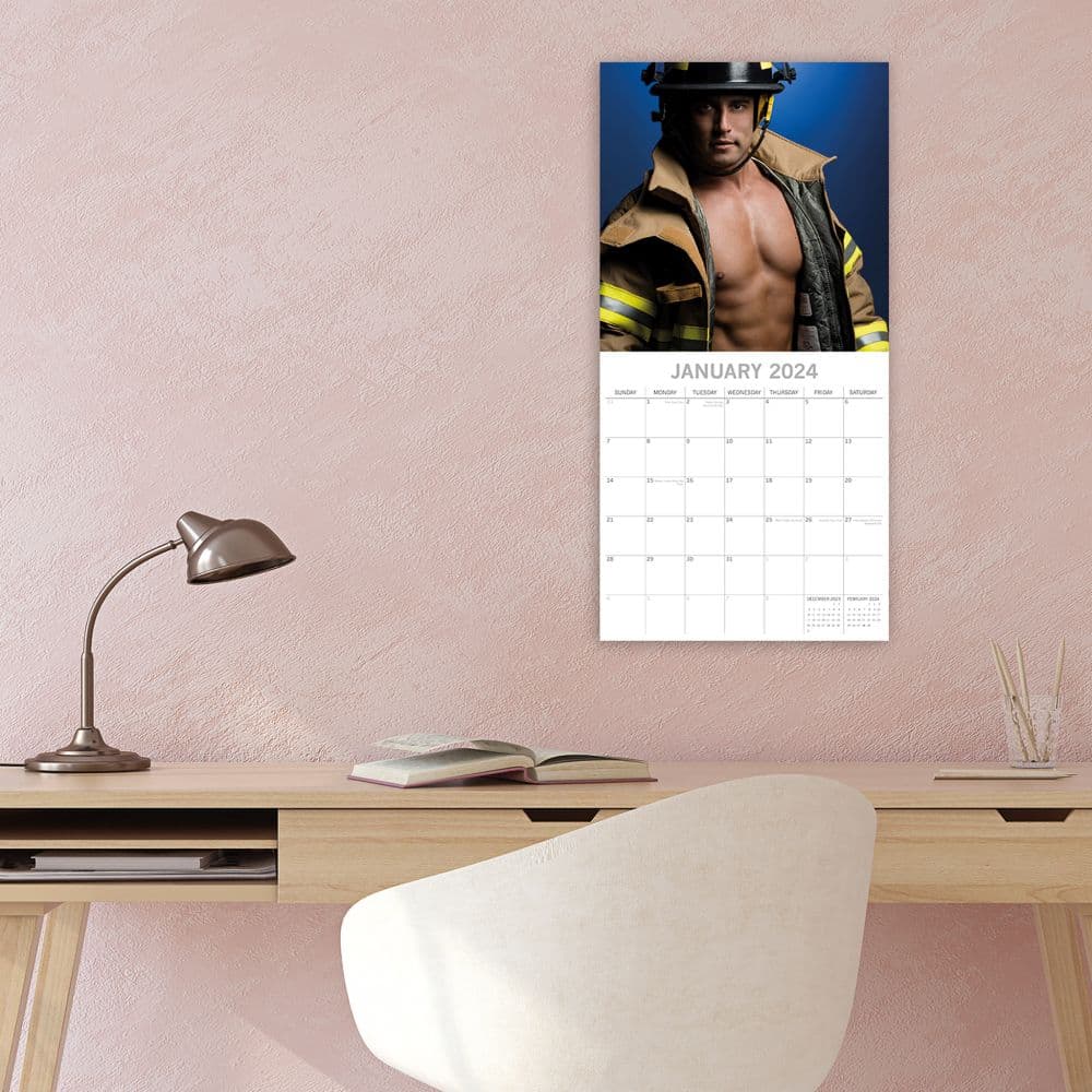 Firefighters 2025 Wall Calendar