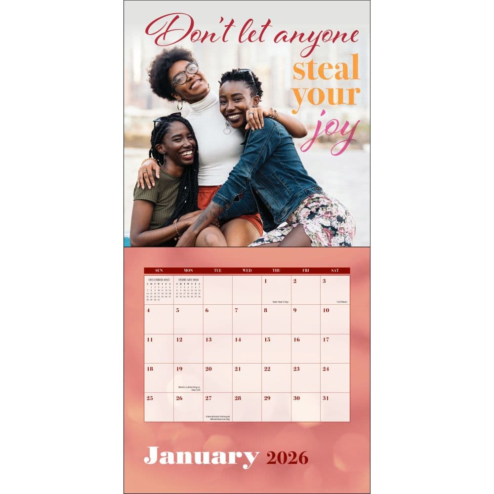 Black Girl Magic 2026 Wall Calendar Second Alternate Image