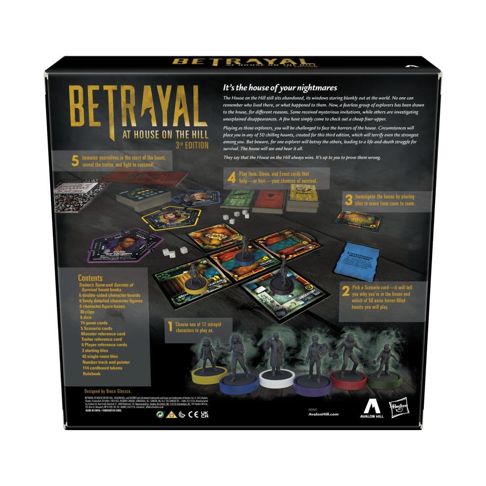 Betrayal At House On The Hill Board Game Fourth Alternate Image
