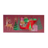 image Stylized Reindeer and Sleigh 8 Count Boxed Christmas Cards