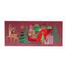 image Stylized Reindeer and Sleigh 8 Count Boxed Christmas Cards