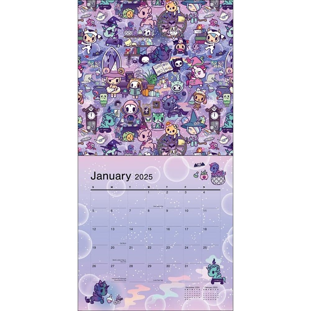 TokiDoki 2025 Wall Calendar