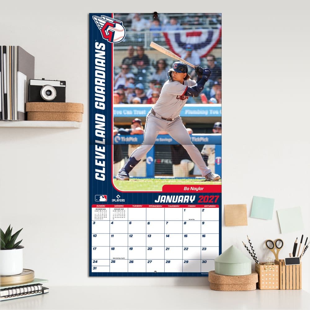 MLB Cleveland Guardians 2027 Wall Calendar Fifth Alternate Image