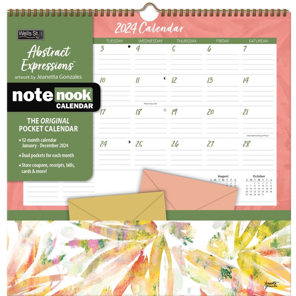 Abstract Expressions 2024 Note Nook Calendars