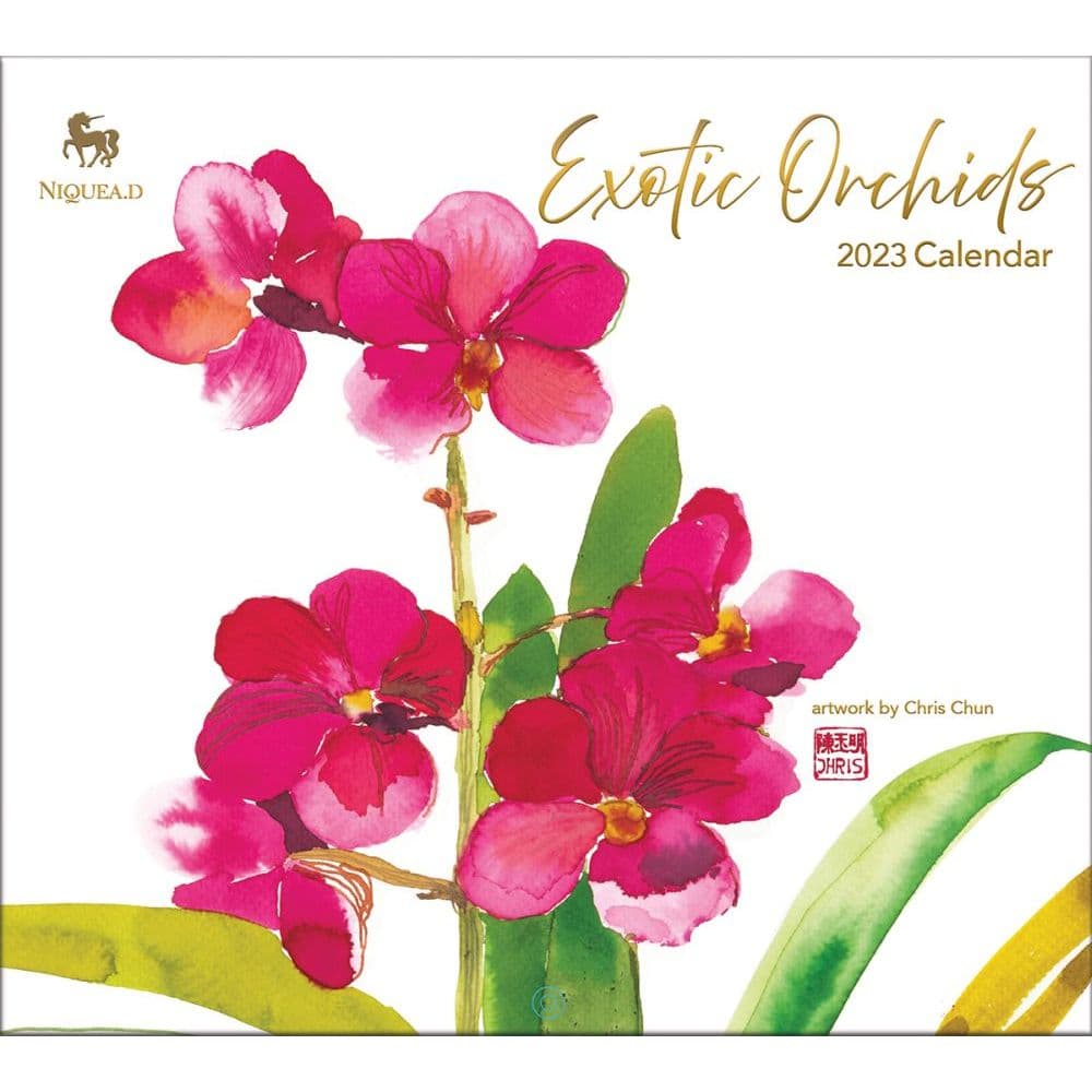Avalanche Publishing Exotic Orchids 2023 Wall Calendar