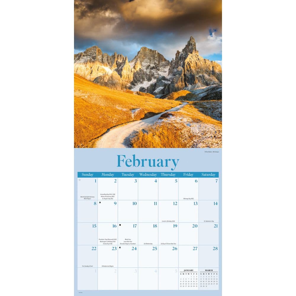 Paths to God 2026 Wall Calendar Second Alternate Image