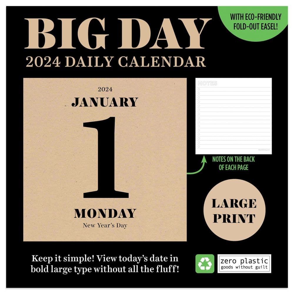 Todays Date 2024 Desk Calendar First Alternate Image width=&quot;1000&quot; height=&quot;1000&quot;