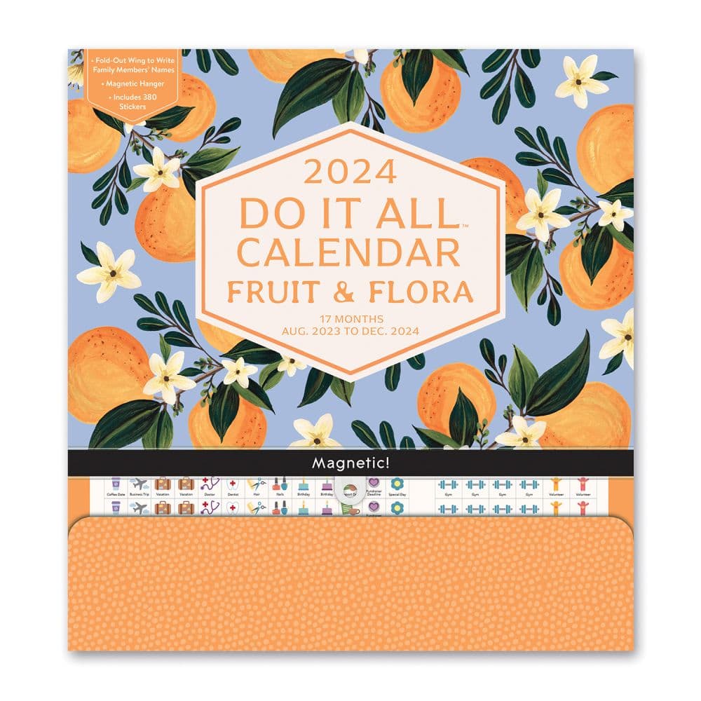 Fruit and Flora Do It All 2024 Wall Calendar Main Image