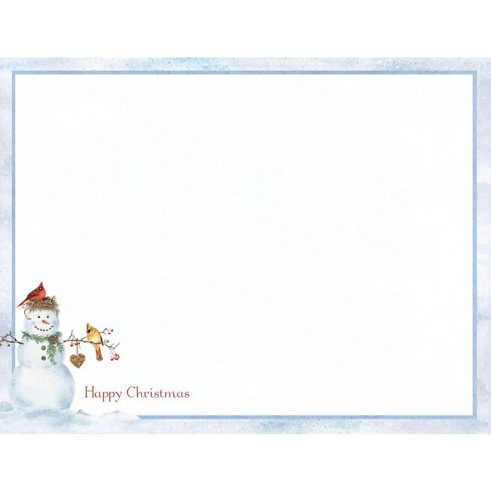 Happy Snowman Boxed Christmas Cards 18 pack w Decorative Box by Jane Shasky Second Alternate Image width=&quot;1000&quot; height=&quot;1000&quot;